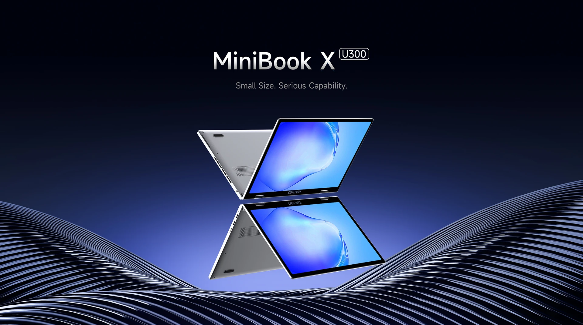 CHUWI MiniBook X 2-in-1 Laptop-Tablet Intel U300 CPU 10,51' FHD IPS Bildschirm 16GB LPDDR4 512GB SSD Windows 11 Notebook PC WIFI 6 – Detail 1