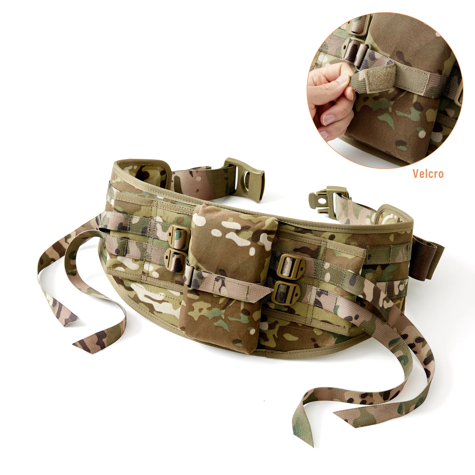 Imagem -06 - Multicam Camuflagem Camping Equipment Pack mt Mochila Arnês Quadro Quadro e Cinto Hip Belt Mochila