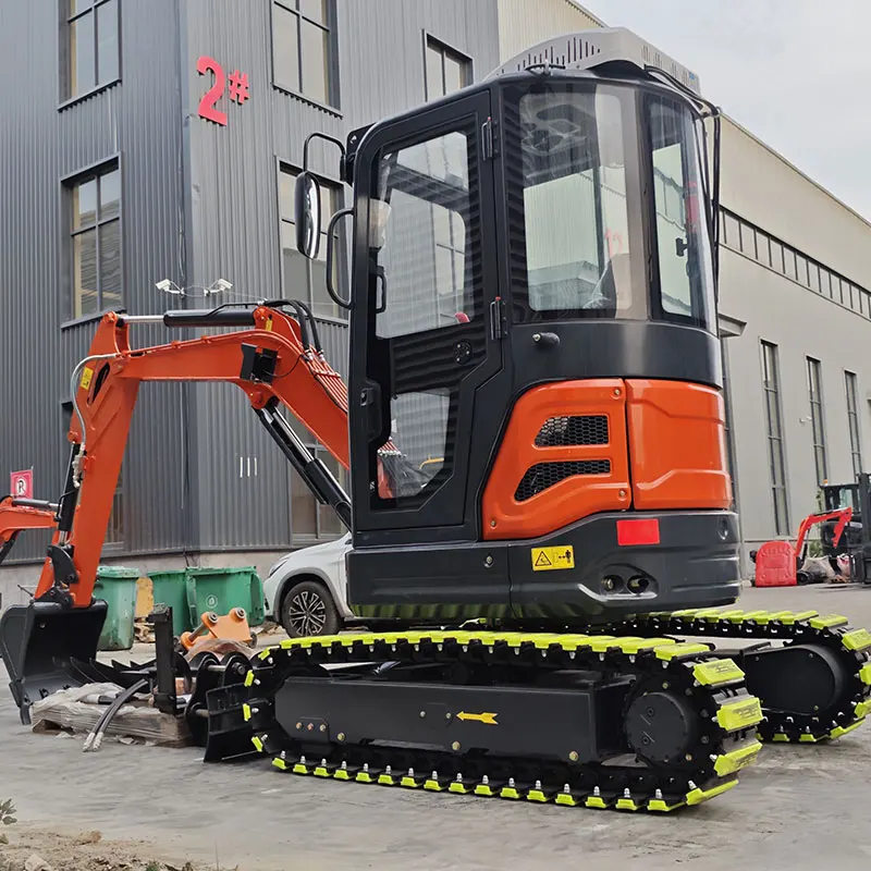 

Free shipping mini crawler excavator EPA CE mini digger excavator garden mini excavator 2.5ton with customized color