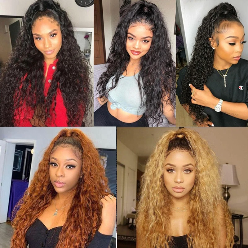 30Inch Water Wave Drawstring Clip In Ponytail Hair Extension Synthetic Super Long Kinky Curly Clips In Fake Ponytail For Women