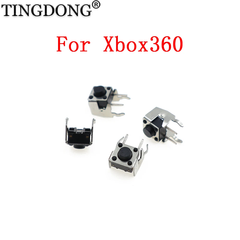 5pcs Replacement LB RB Micro Switch Bumper Joystick Button for Xbox 360 Wireless & Wired Controller