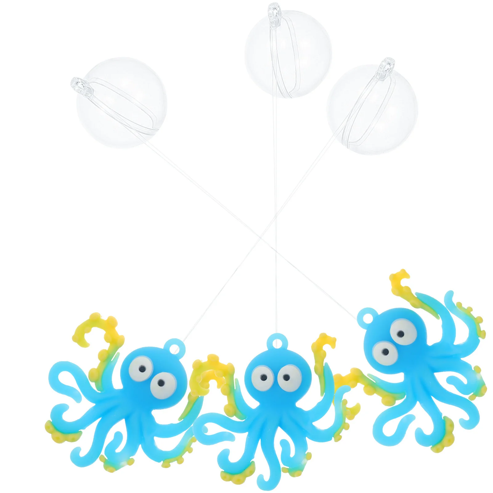 

3Pcs Fish Tank Decoration Floating Marine Animal Aquarium Ornaments Safe Durable Non Fading No Sharp Edges Natural Beautiful