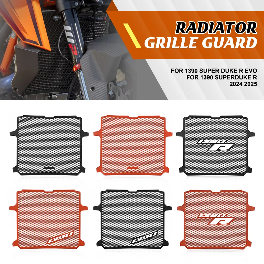 

FOR 1390 Super Duke R Evo Motorcycle Aluminium Radiator Protection Grille Guard Cover Protector For 1390 SuperDuke R 2024 2025