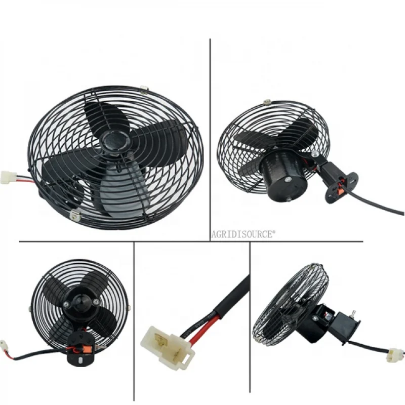 Durable: BZF0105-001 Metal fan 8 inch -12VFor Foton Lovol Agricultural Genuine Spare Parts tractor