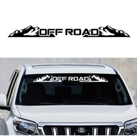 Windshield Banner Decal Back Window Sticker Fits Waterproof Off-road 4x4 Sunscreen Front And Rear Windshield Car Stickers