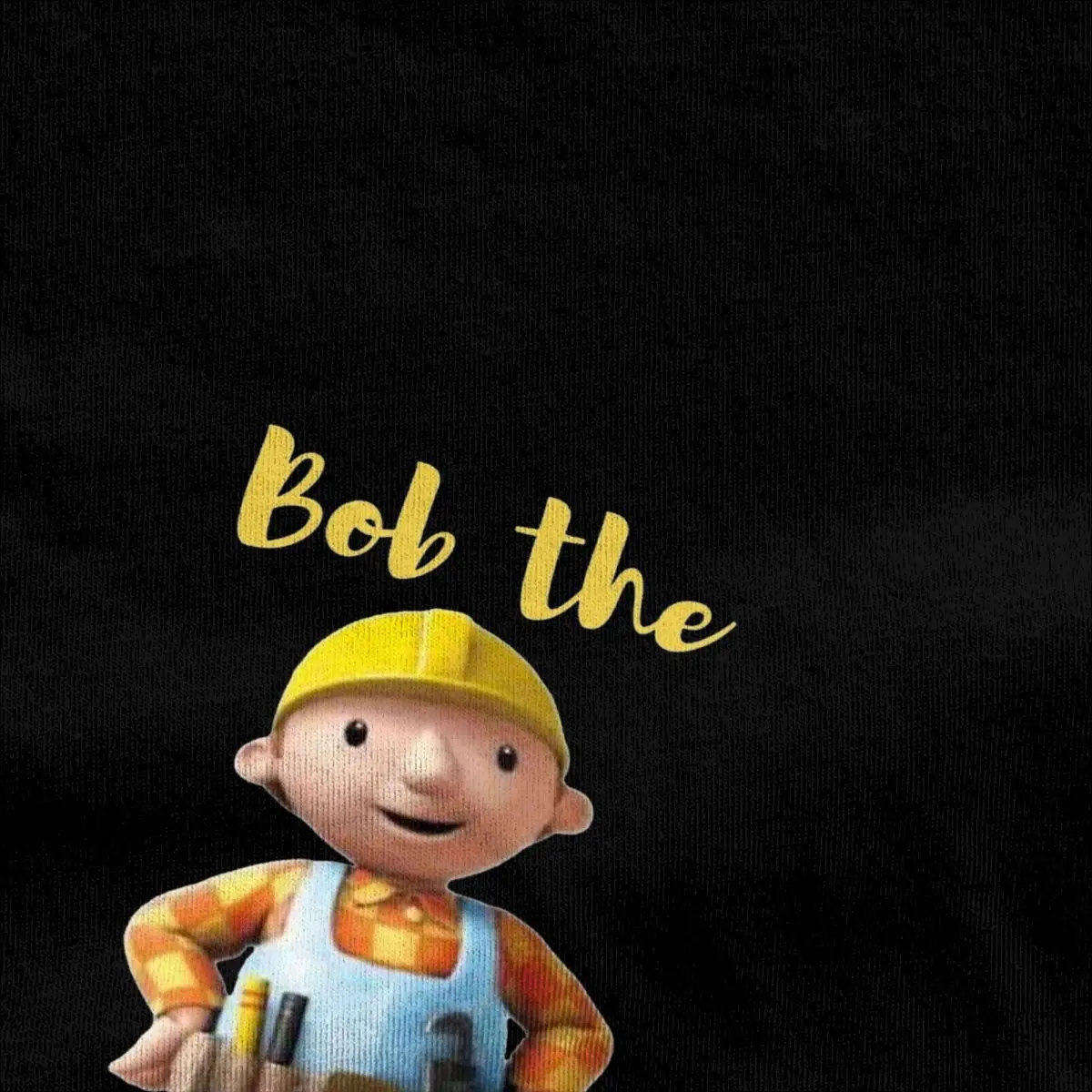 Oversized T Shirt Bob The Builder 100% Cotton T Shirts Funny Repair Man Hip Hop Tshirt for Couple Pattern Short Sleeve Tops