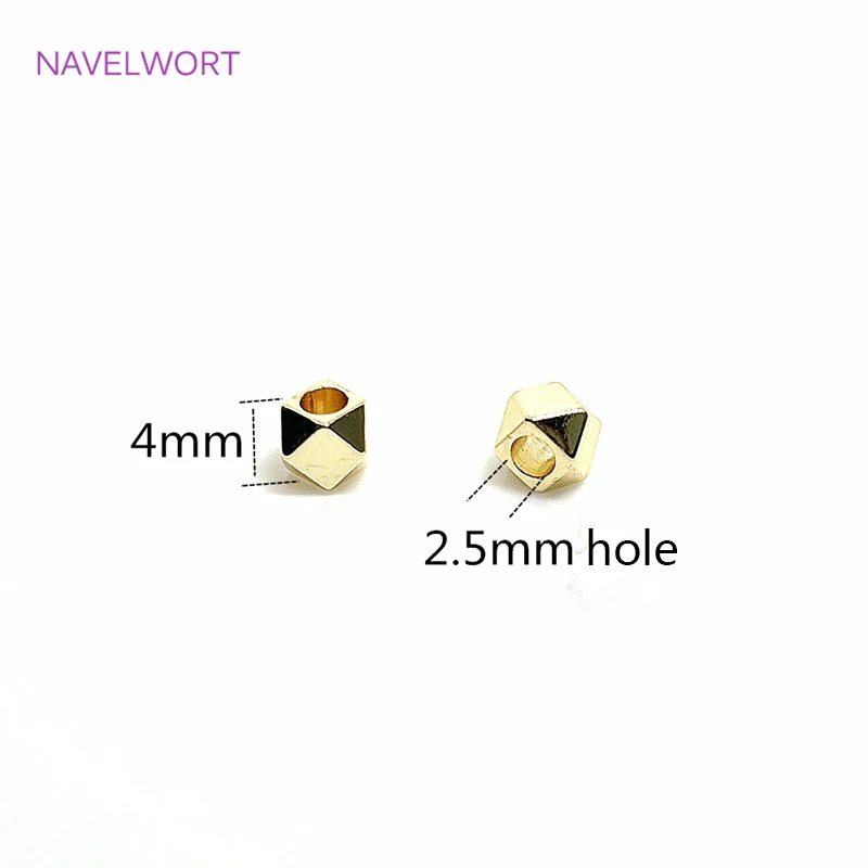 14K/18K vergoldete Perlenkappen, Abstandsperlen für Armband, Trenner für Perlen, DIY-Schmuckherstellungszubehör im Großhandel – Detail 20