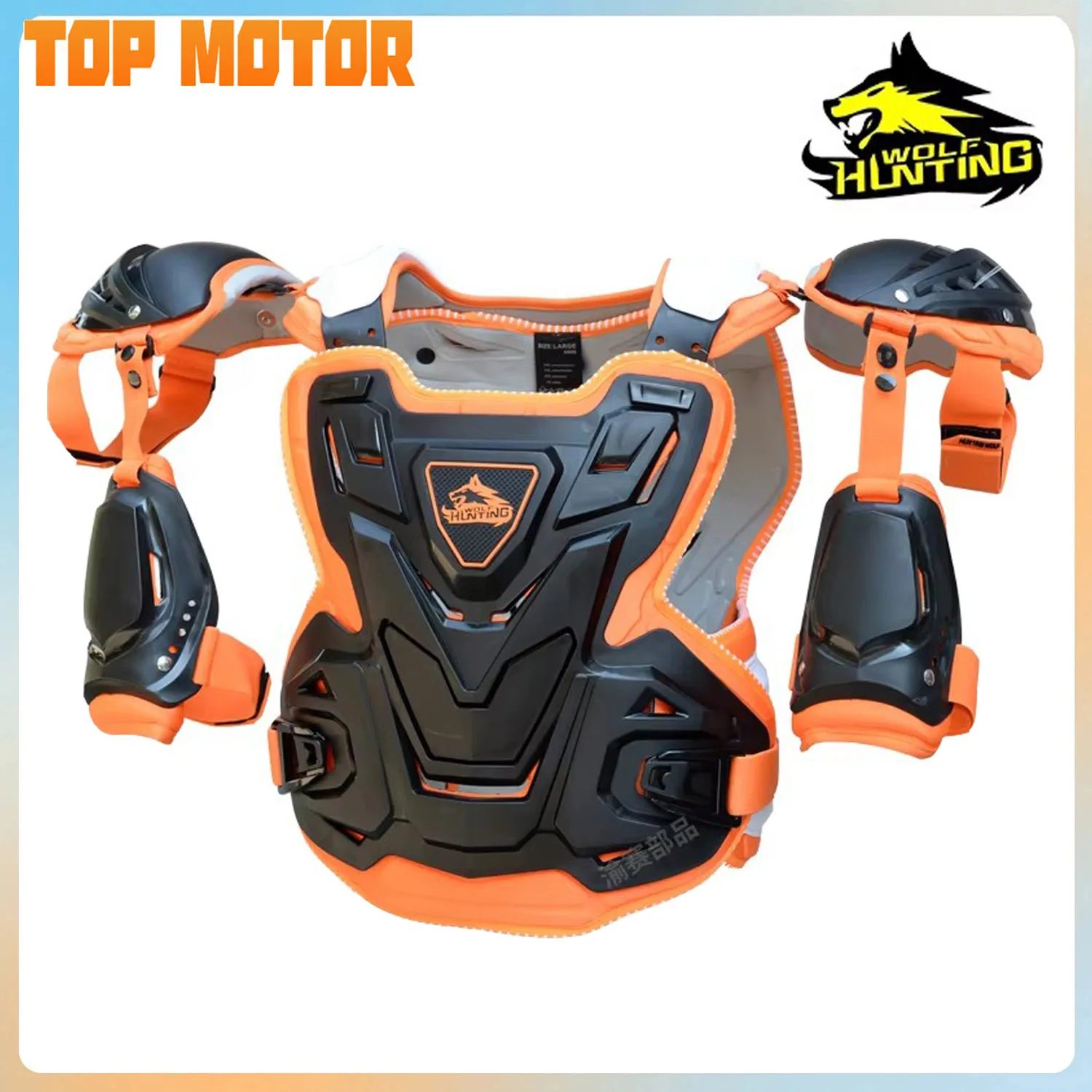 Youth Hunting Wolf  AR08 Motorcycle Vest  ATV Mountain Bike Armor Motocross Rally Racing Outdoor Sport KIDS Children Armaduras