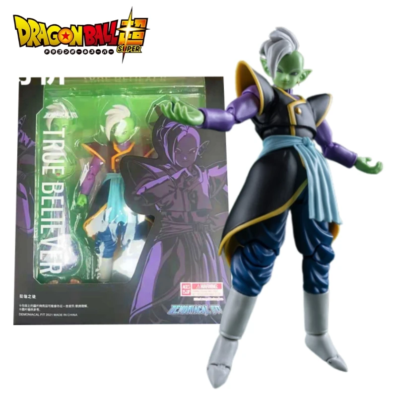 In Stock Dragon Ball Demoniacal Fit Zamasu SHF God of Creation True Believer Goku Action Figure Model Figurals Toy Gift