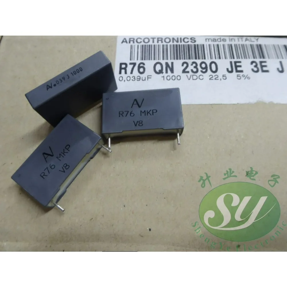 

10PCS AV R76 0.039uf/1000V 39nf 393 MKP brand new 22mm film capacitor