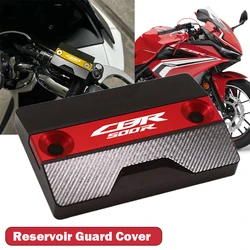 Motorcycle CNC Front Brake Reservoir Fluid Tank Cover Oil Cup Cap For HONDA CBR500R CBR 500R cbr 500r cbr500r 2013-2020