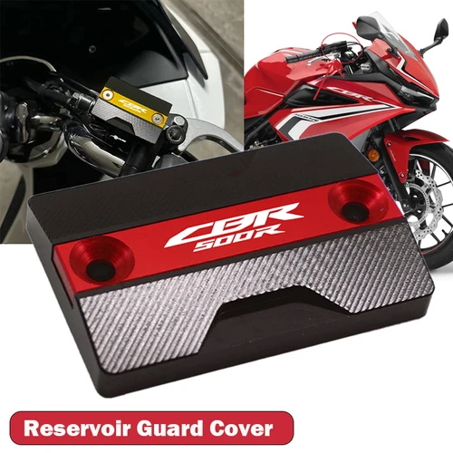Imagen 1 del producto Tapa de tanque de líquido de depósito de freno delantero CNC para motocicleta, tapa de copa de aceite para HONDA CBR500R CBR 500R cbr 500r cbr500r 2013-2020