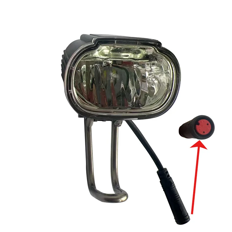 Kit de phares de vélo électrique, lumière LED 12V-80V, lampe avant, accessoires de moto pour vtt