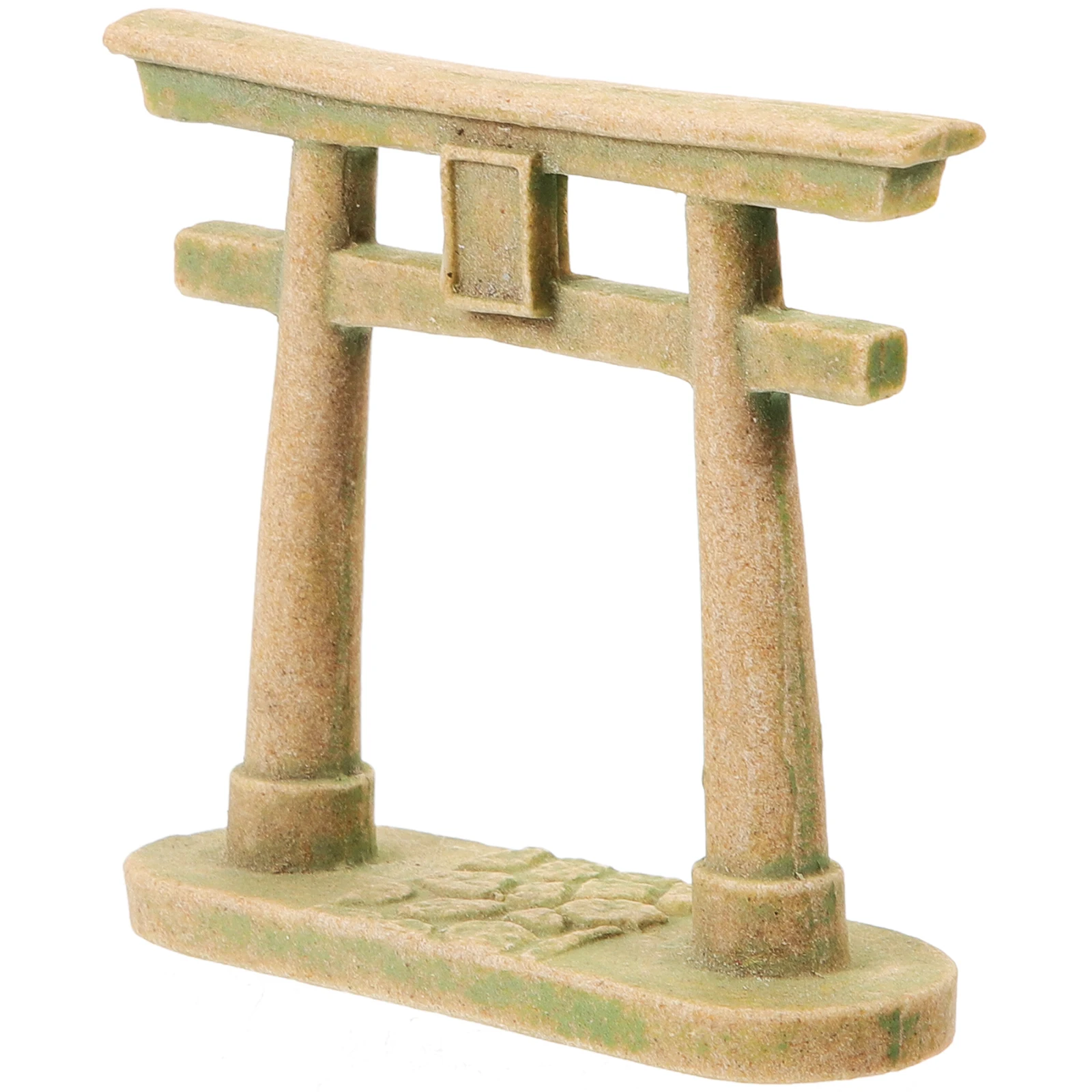 

Japanese Ornaments Miniature Resin Gate Decorations Small Garden Props Micro Landscaping Accessories Bird House