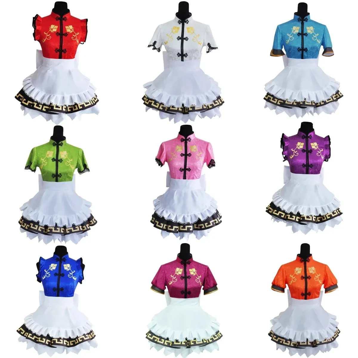 

Anime Lovelive Sunshine Aqours Cheongsam Awaken All Members Ohara Mari Kunikida Hanamaru Sakurauchi Cosplay Costume Qipao Suit