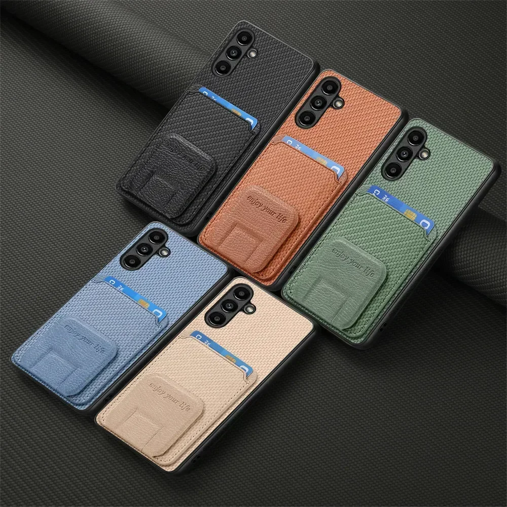 Leather Back Case For Samsung Galaxy A17 A07 A06 A16 A26 A36 A56 A05S A15 A35 A55 A14 A24 A34 A54 A73 A53 A33 A23 5G 4G Cover - Image 6