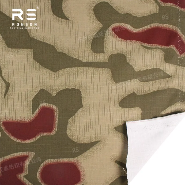

German Swamp Camouflage Fabric Cotton Polyester For Uniform 200*150cm