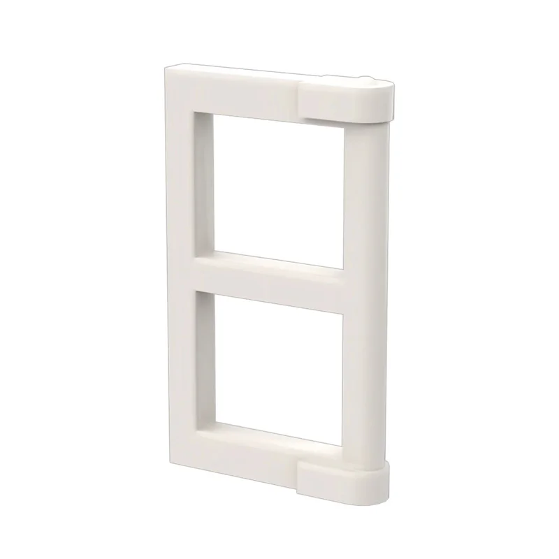 10pcs 60608 Door Frame Glass Window Building Block Moc Assembly Parts Accessories Compatible with Brick Children Toys