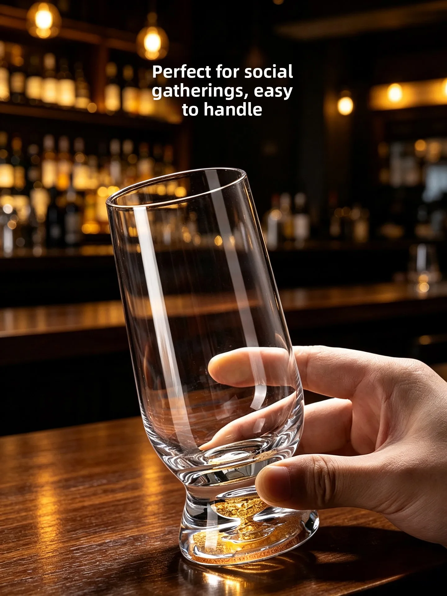 Luxury Crystal Beer Glass Large Capacity Craft Beer Pint Glass Gold Foil Hero Bar Creative Dining Utensils European Style