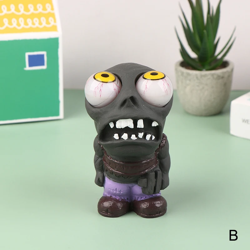 Car Turbo Eye Doll Car Boost Eye Zombie Toys To Decompress Ornaments Big Eye Dolls Auto Accessories Styling