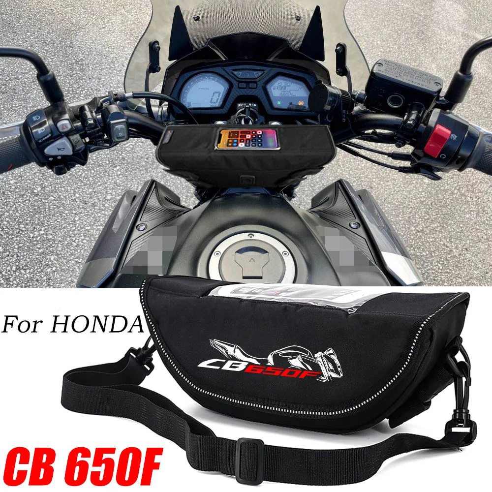 

For Honda CB650F CB650 F CB 650F CB 650 F Motorcycle accessory Waterproof And Dustproof Handlebar Storage Bag navigation bag