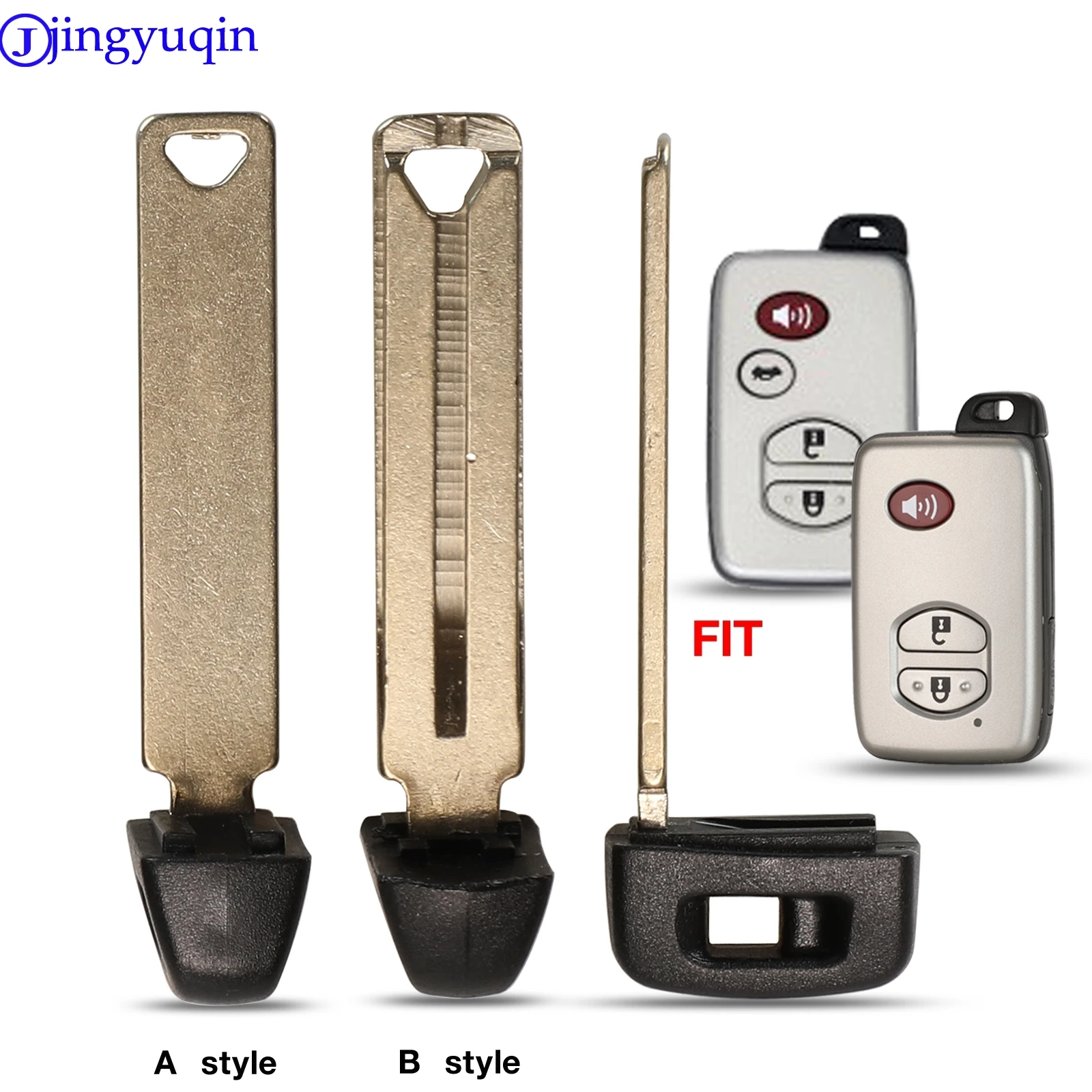 

jingyuqin Smart Car Key Blade Emergency Key For Toyota Camry Avalon RAV4 Prius C Corolla HYQ14FBA 2012 2013 2014 2015 remote key