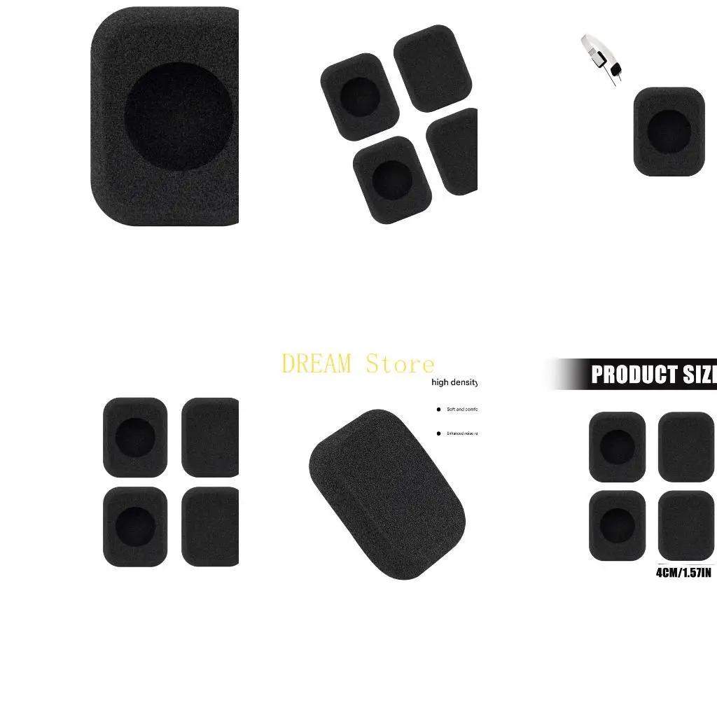 Black Replacement EarPads for Form 2/2I Headsets Earmuff for Gaming Chat Best Sale