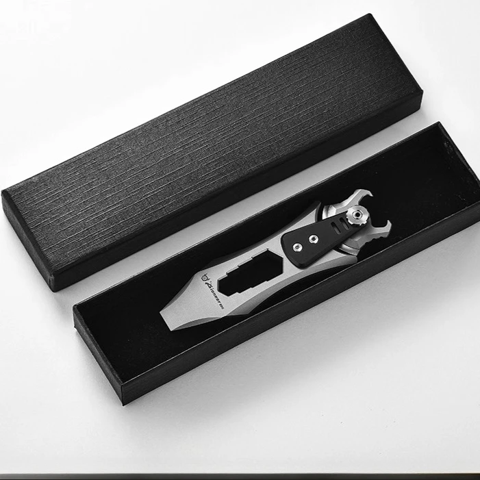 

Titanium Alloy High-quality Straight Flat Head Crowbar Multi-functional Mini Universal Wrench Creative Bottle Opener EDC Tool