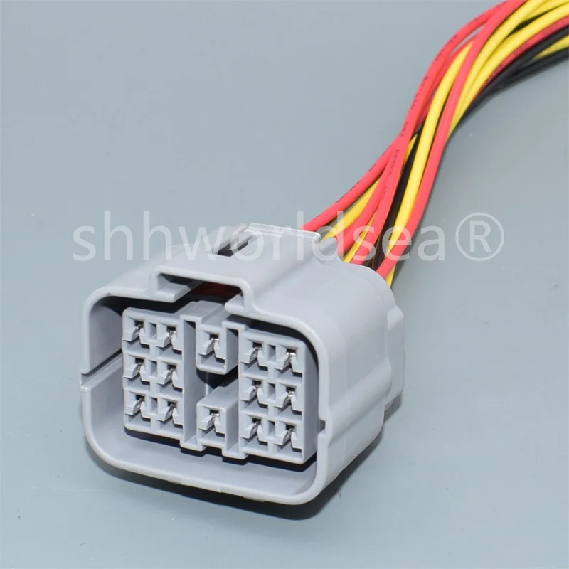 14 Pin/Way 6189-7262 6181-0629 Car Headlight Light Socket Waterproof Wire Harness Cable Wiring Connector AC Assembly For Mazda