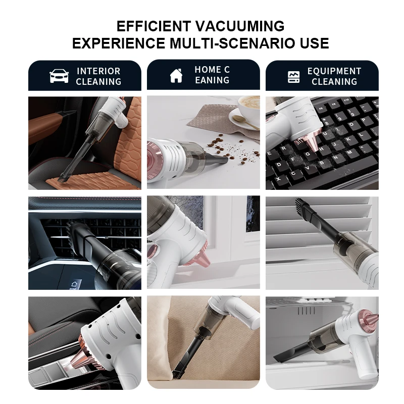 Xiaomi 960000Pa Wireless Car Vacuum Cleaner High-power Vacuum Cordless Handheld Portabale Vacuum Cleaner For Home Office Hair