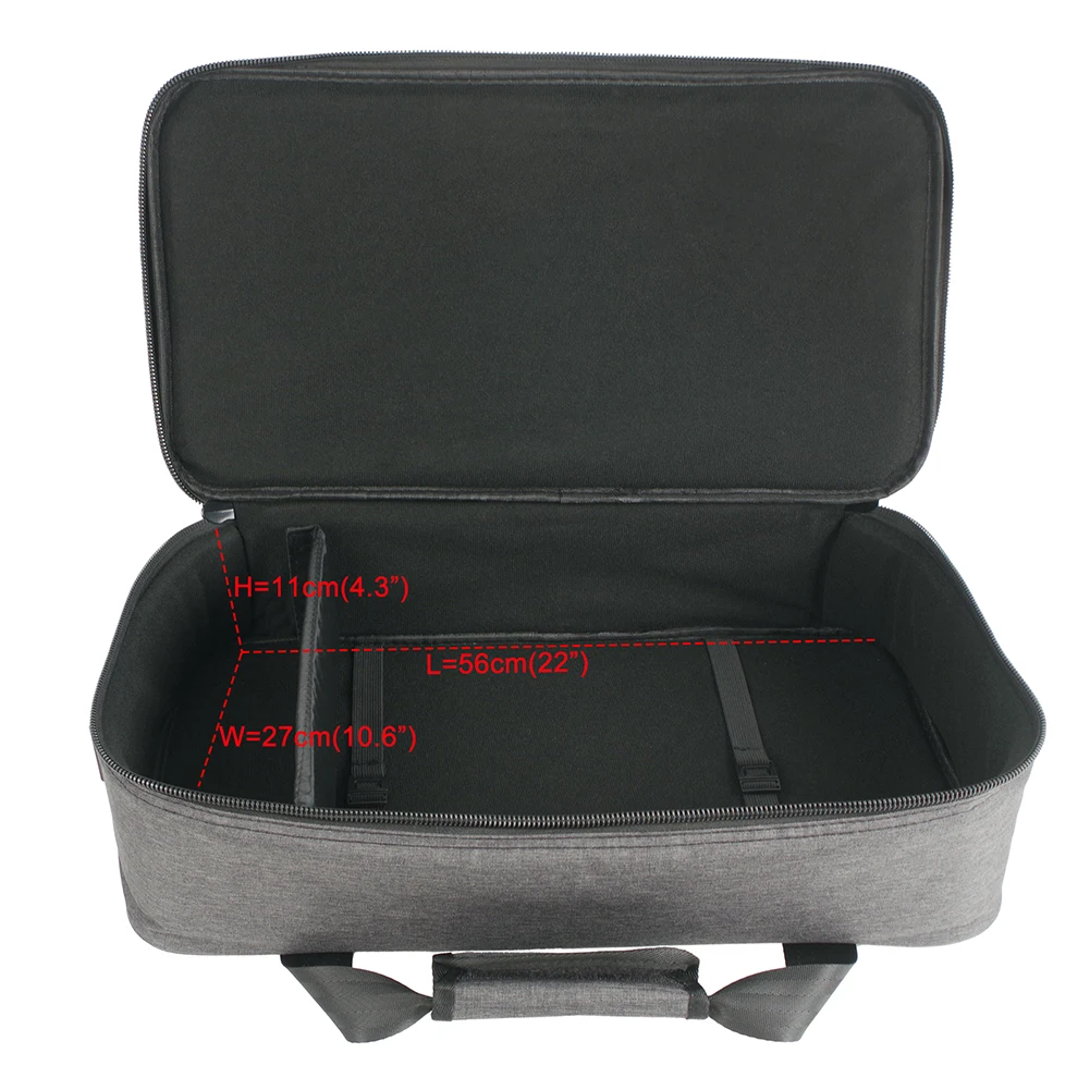 

Compact Pedal Bag Guitar Pedalboard Bag Music Transport High Toughness Oxford Cloth Organized Accessory Storage Stylish Design