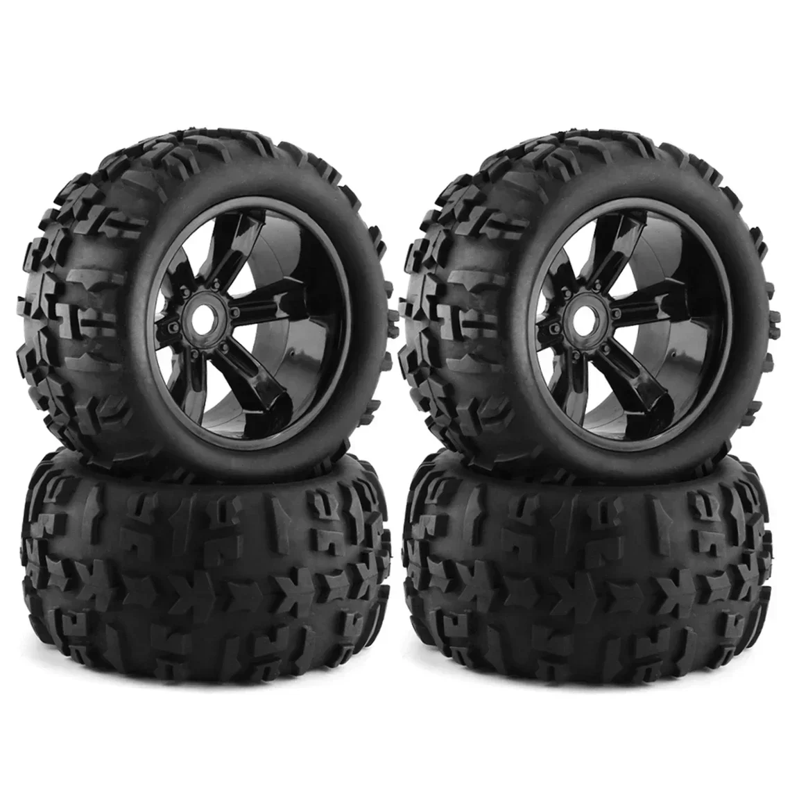 4pcs 1/8 Buggy Tires 156mm Wheel 17mm Hex for Losi LMT Arrma Kraton Trxs Maxx E-Revo Kyosho USA-1 Monster Truck Upgrade Parts