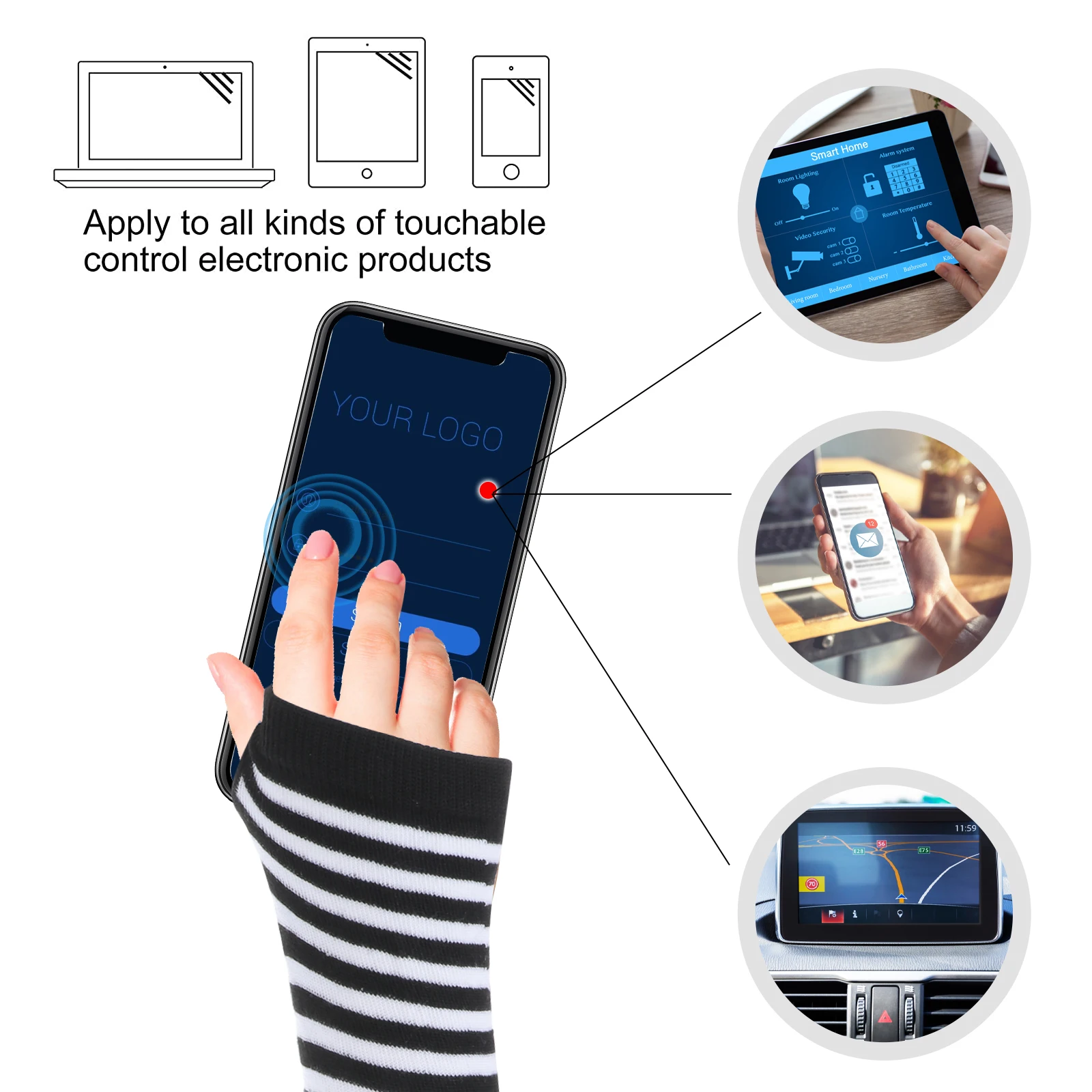 

Stylish Stretchable Arm Gloves for Men and for Walks and Activities