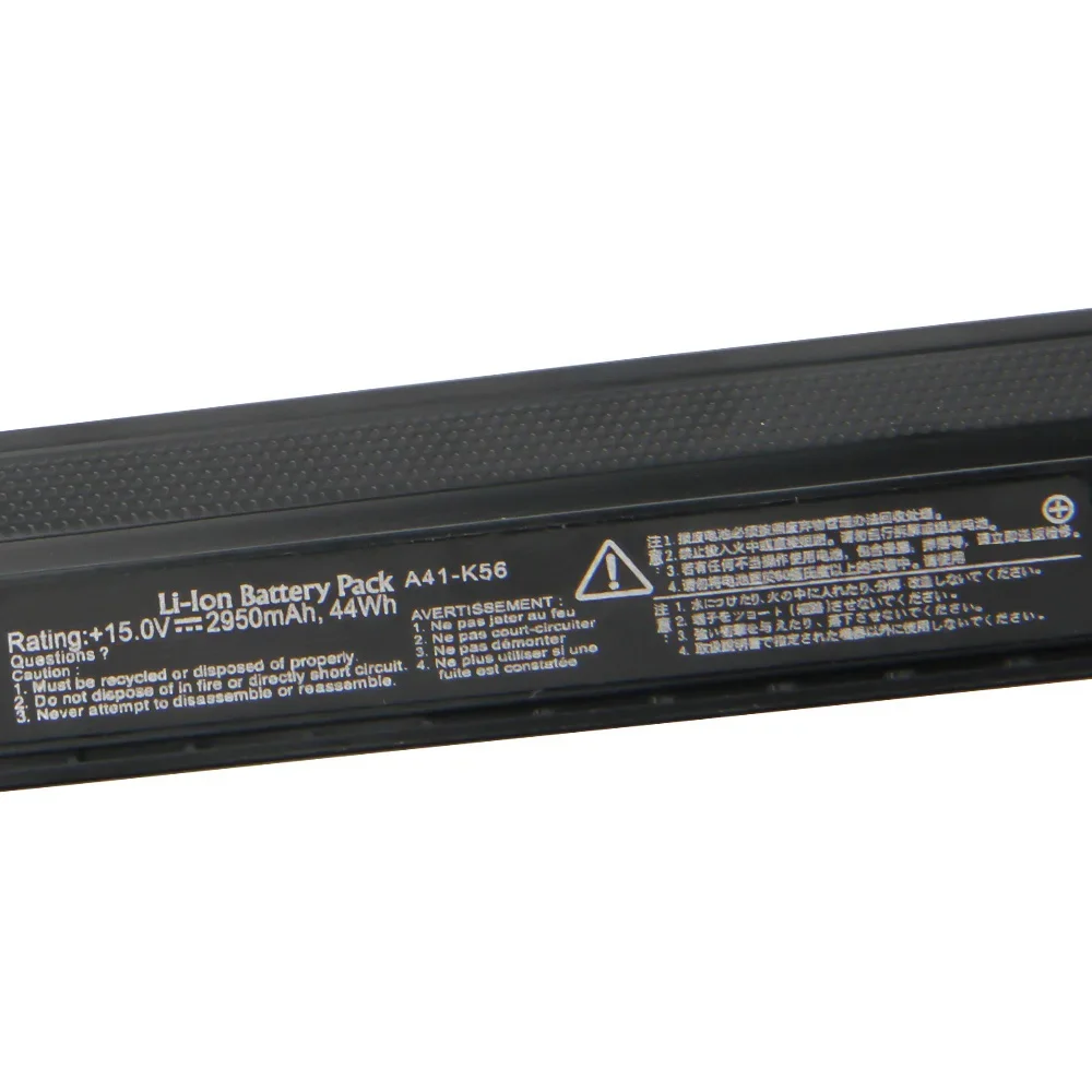 Replacement Battery A41-K56 A32-K56 A42-K56 2950mAh For ASUS A31 A32 K56C S550C A46C S56C S46C K46 E46C K46CM K46C Batteries