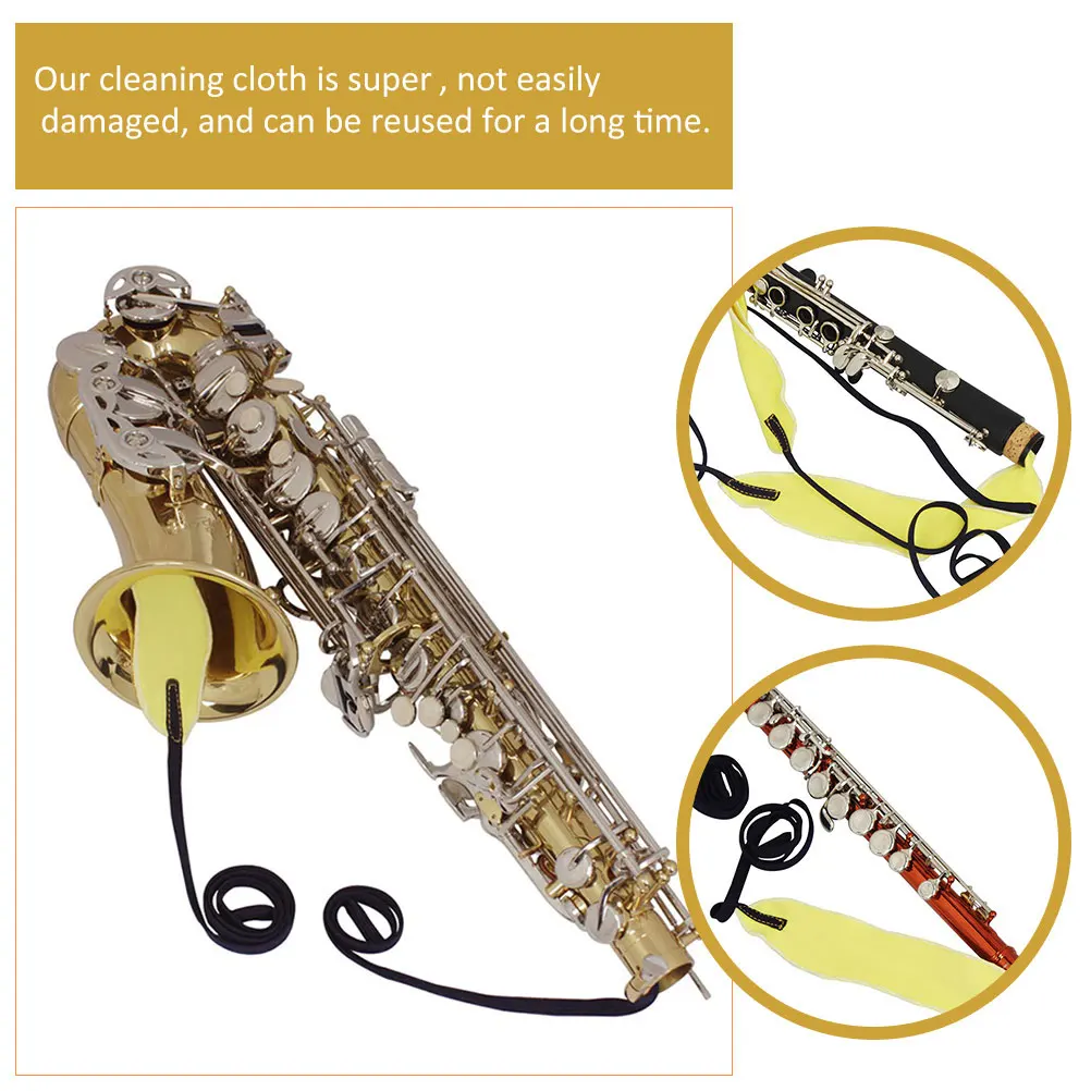 

Small Cleaning Cloth Flute Care Musical Instrument Saxophone Maintenance for Universal Tools Supplies