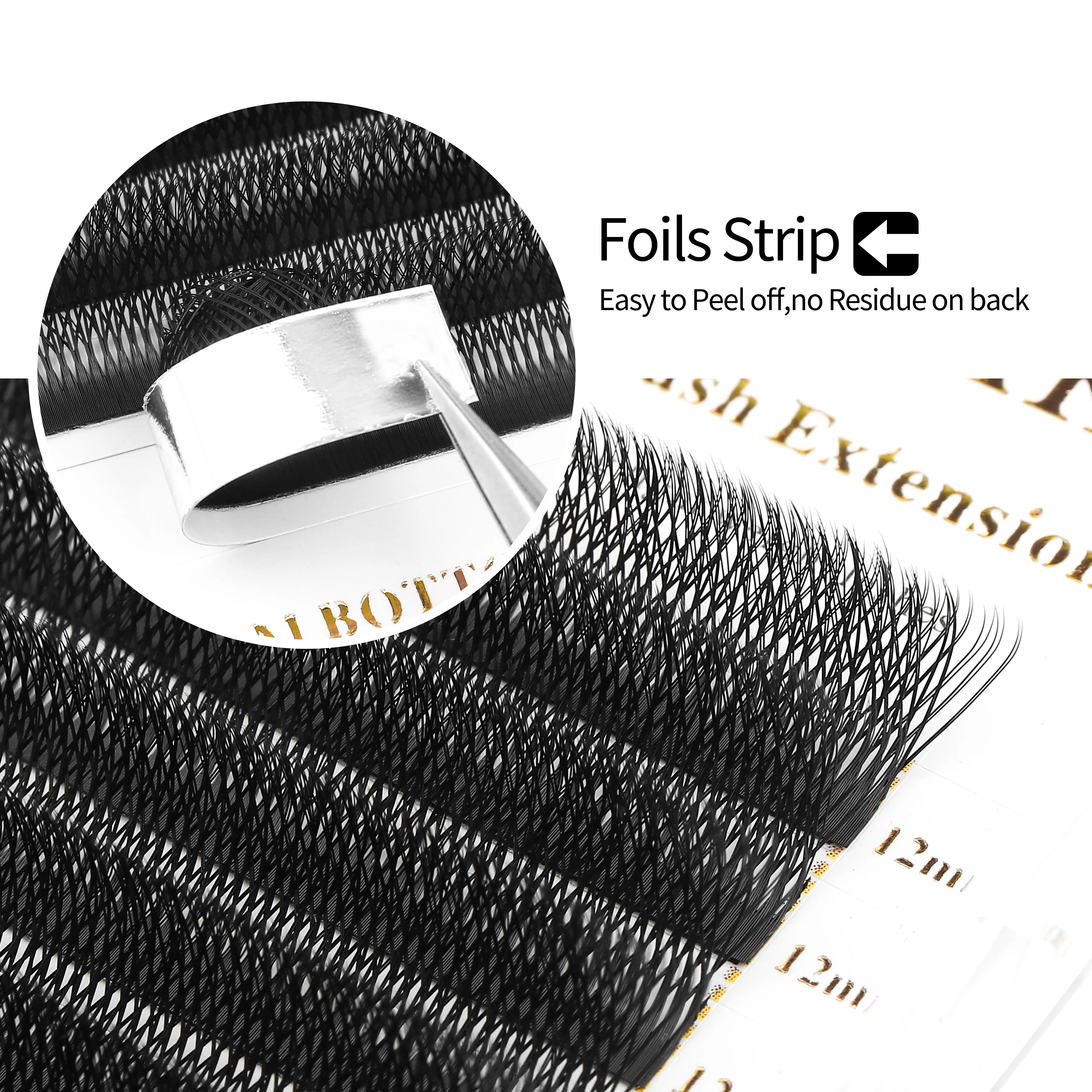 W Shape Eyelash Extensions Double Tips 4D W False Eyelashes Blister Natural Soft Premade Fans Volume Lashes Makeup Tools Beauty