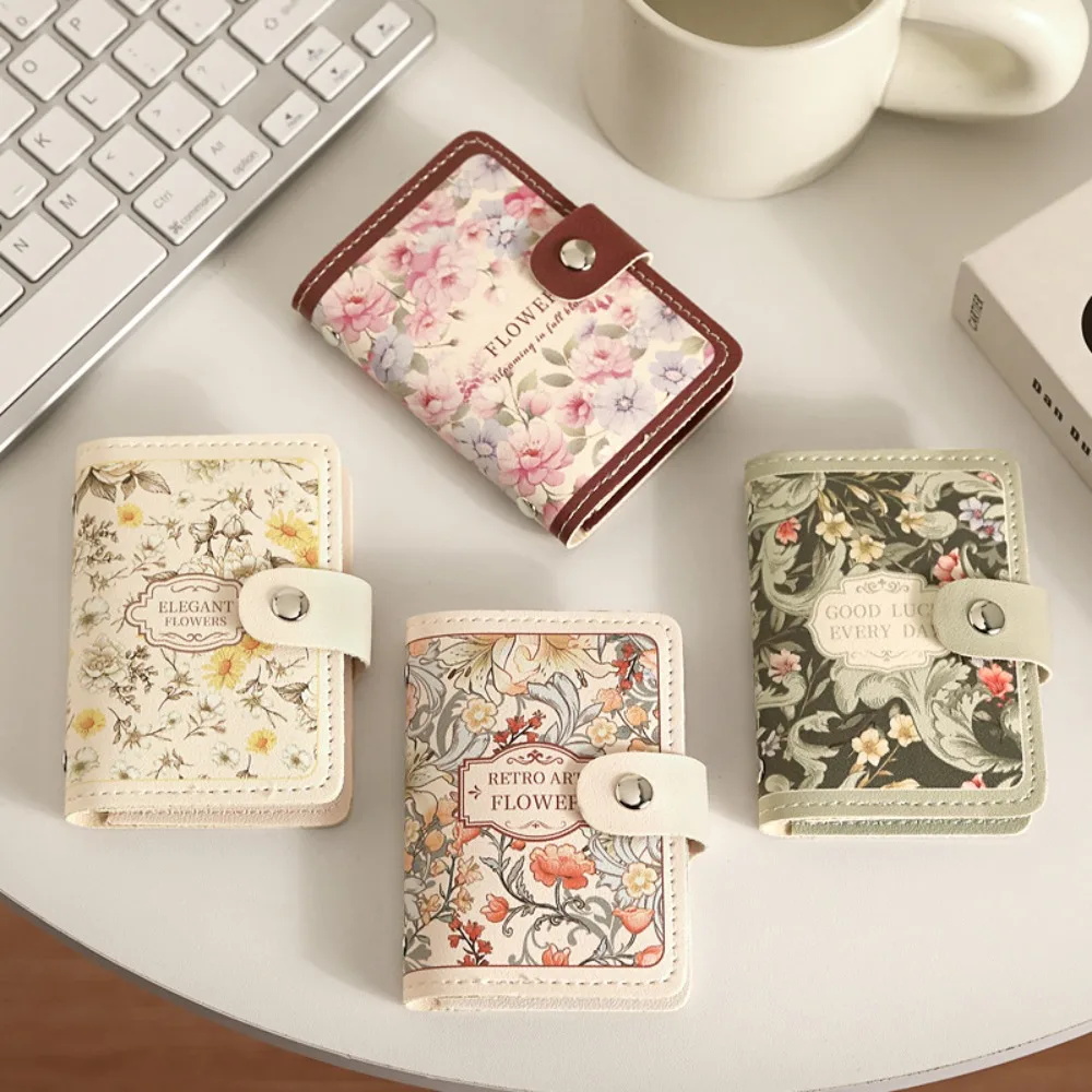 New 20 Card Pockets Women Wallets PU Leather Waterproof Money Bag Lightweight Large Capacity ID Card Holder Women