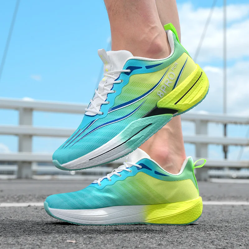 Sapatos esportivos unissex quatro temporadas moda sola grossa ao ar livre altura aumentando respirável resistente ao desgaste tênis de lazer de corrida