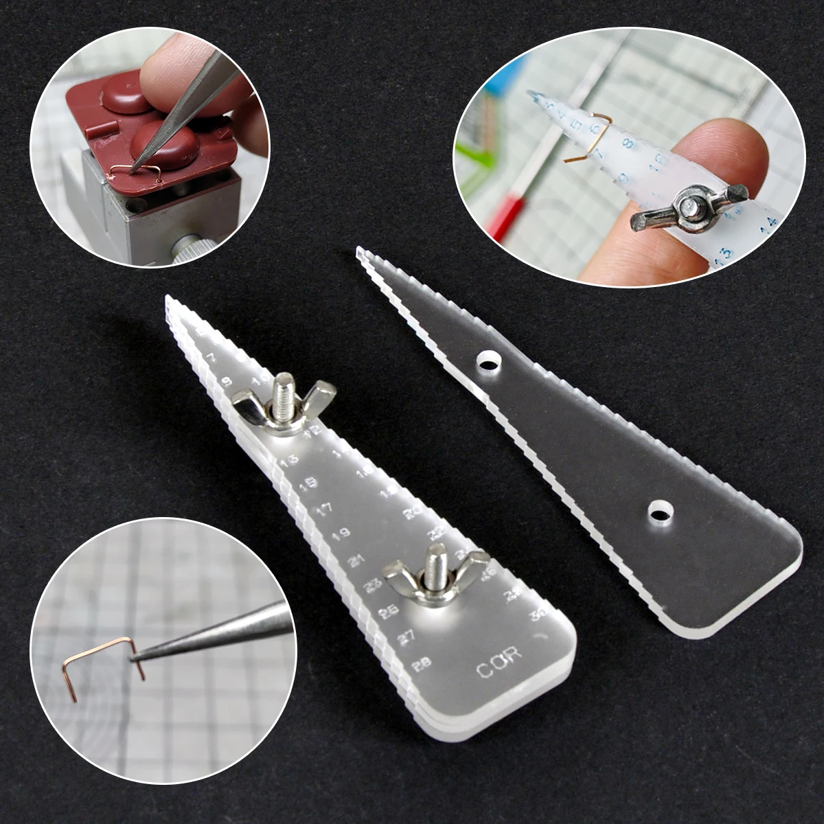 Hobby Assembly Scale model making tools Metal Wire Rod Tube Bending Tool For crafting railings, grab handles and hatch latches