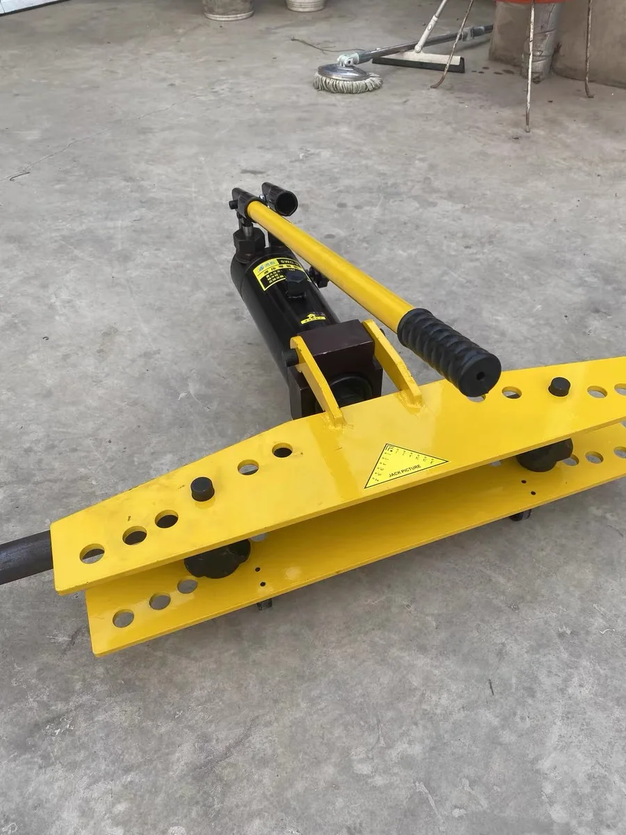 Dobladora de tubos manual de 1/2-4 pulgadas, herramienta dobladora hidráulica para doblar tubos galvanizados