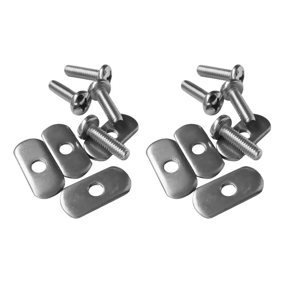 Universal Kajak Track Schraube Mutter Ersatz Edelstahl Schiene Befestigungs Kit Kajak Zubehör für Marine Boot