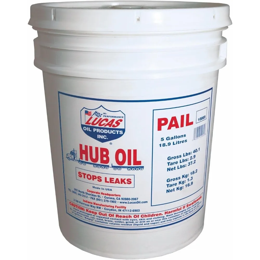 

5-галонная ступичная масляная гидравлическая жидкость для тяжелых грузовых осей и прицепов