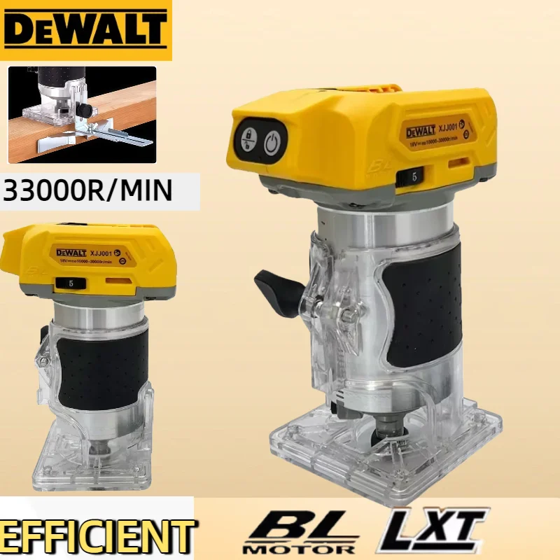 

Dewalt Brushless Electric Trimmer 33000RPM Cordless Woodworking Trimming Machine Wood Router Milling Engraving Slotting Machine