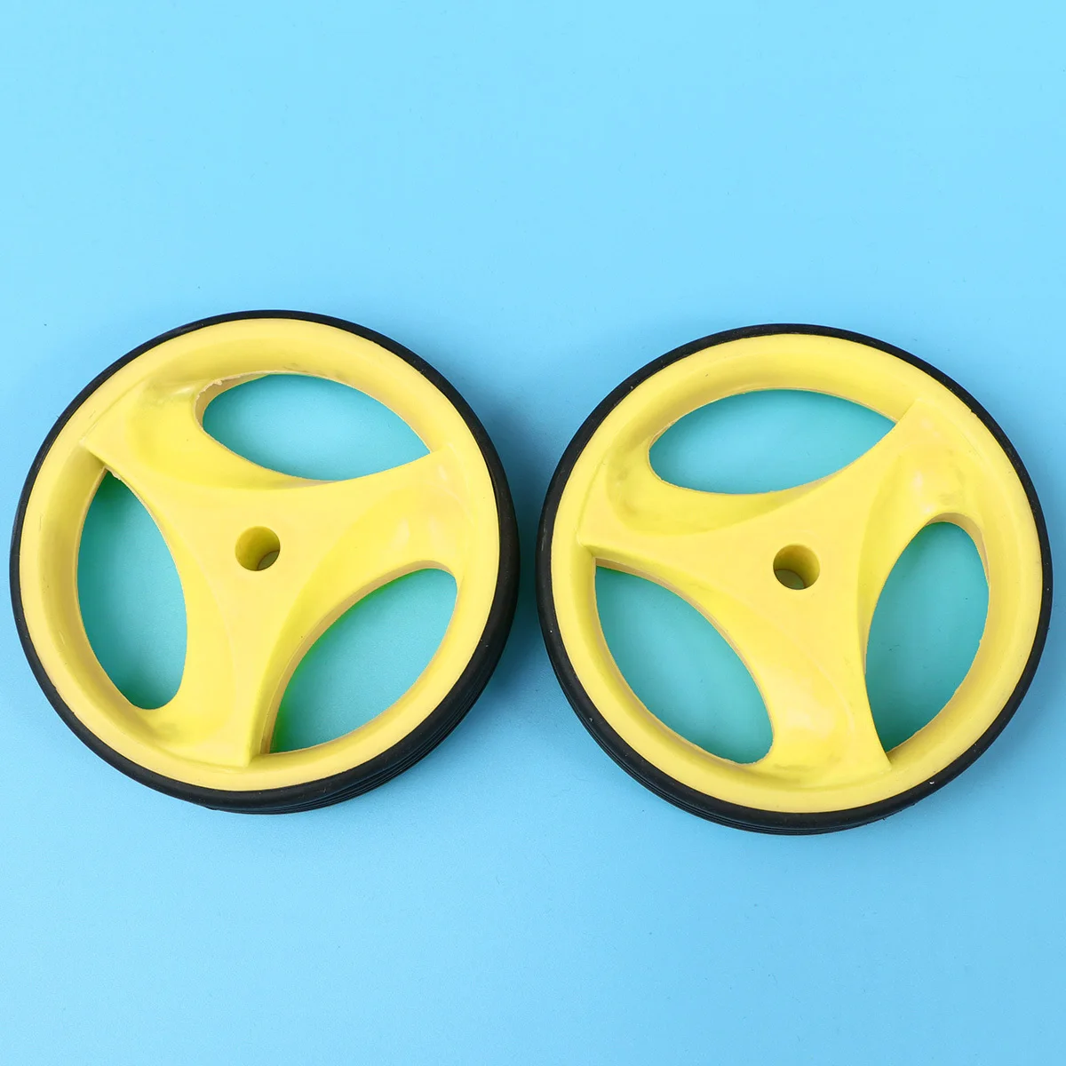 

1Set Durable Mute Children Bike Auxiliary Wheel 12 Inch Bracket Yellow Flashing Adjustable Sturdy Uv Resistant Wear Resistant