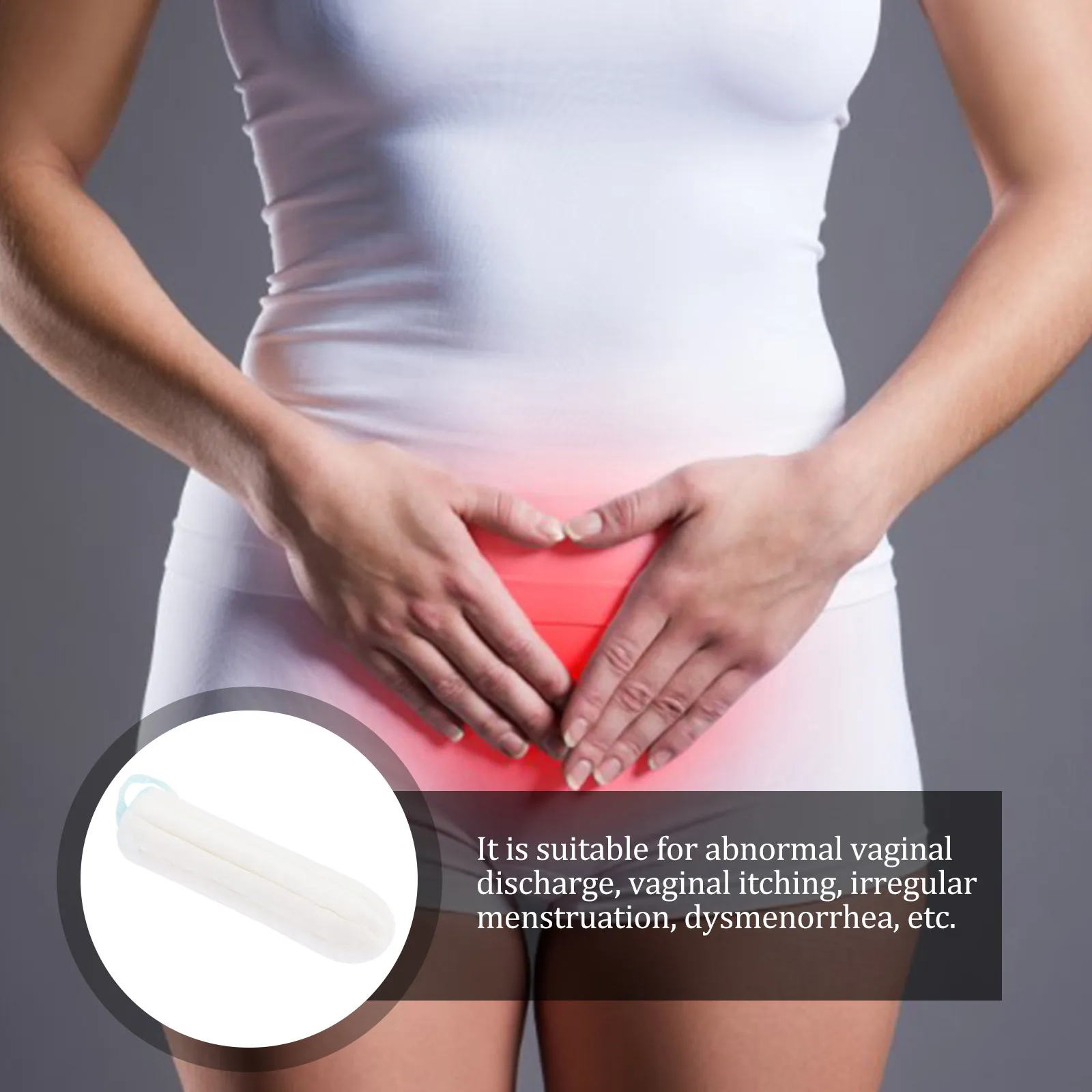 50 Tampones Sanitarios de Algodón Premium con Aplicador, Cómodos para el Periodo Menstrual, Cuidado Diario Femenino, Portátiles, Ligeros e Higiénicos