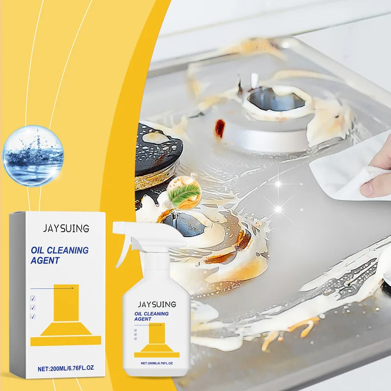 

Jaysuing Heavy Oil Stain Cleaner Kitchen Solution Banish Stubborn GreaseKeep KitchenSpotless Without Fumes Scrubbing