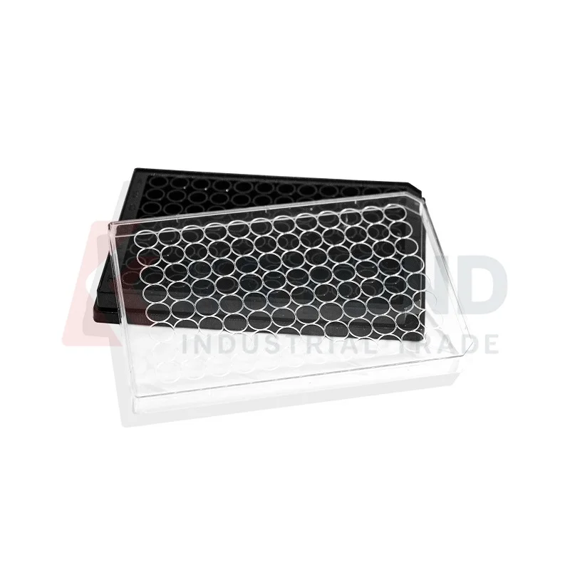 LABSELECT 96-Well Cell Culture Plate Black Plate with Clear Bottom Model 11514 Original Product