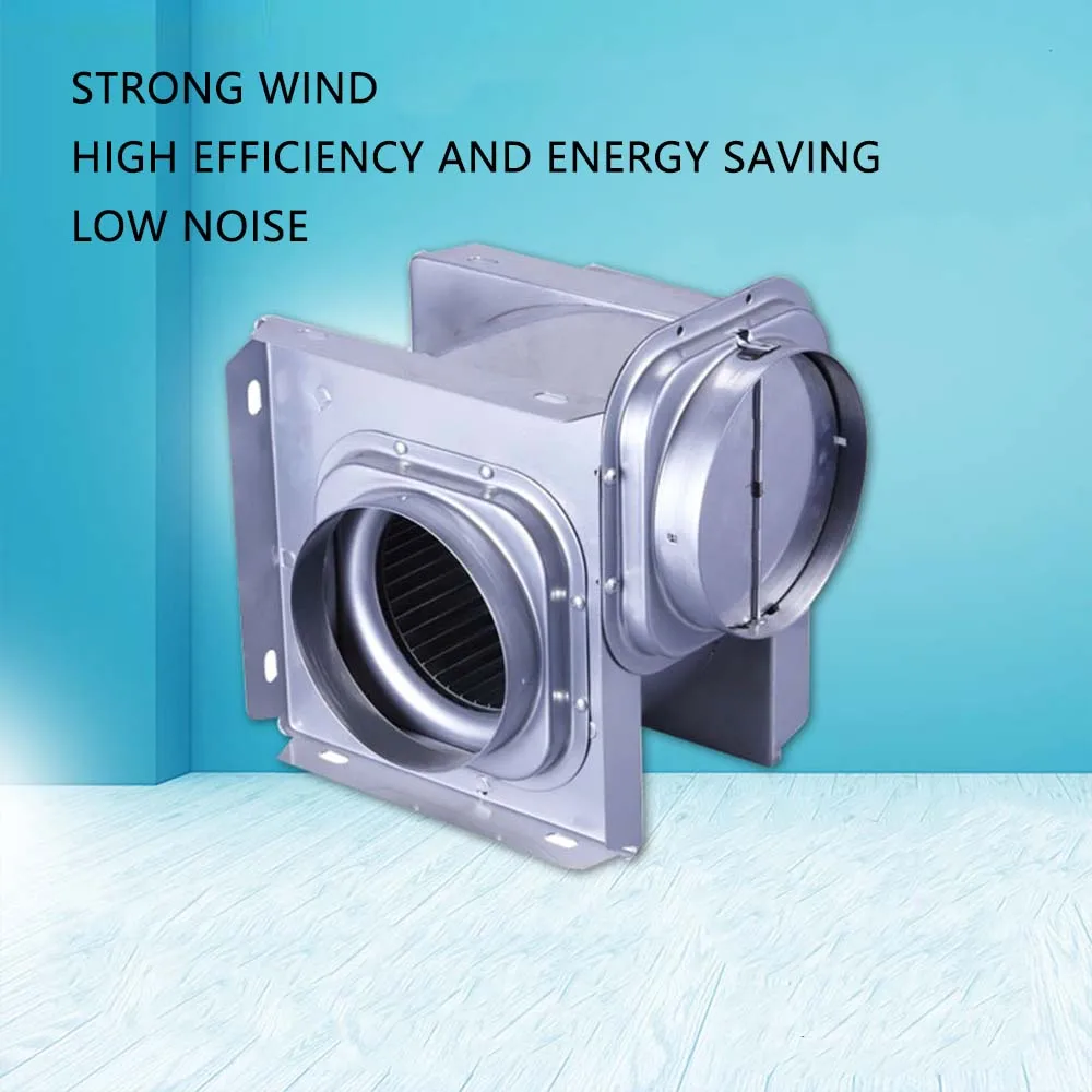 

Коммерческий канальный вентилятор малого размера с низким уровнем шума, вентилятор для всего дома, бытовой вытяжной вентилятор