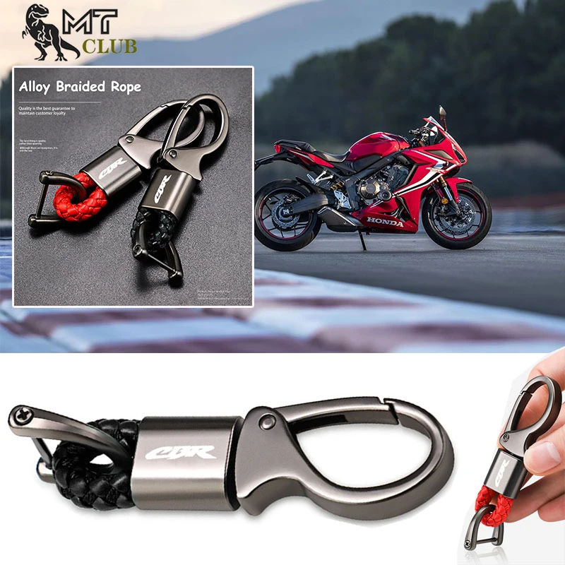 For Honda CBR650R CBR600RR CBR1000RR CBR1100XX CBR 600RR/1000RR/1100XX/500R 300/900RR Motorcycle Zinc Alloy Keychain Key Ring