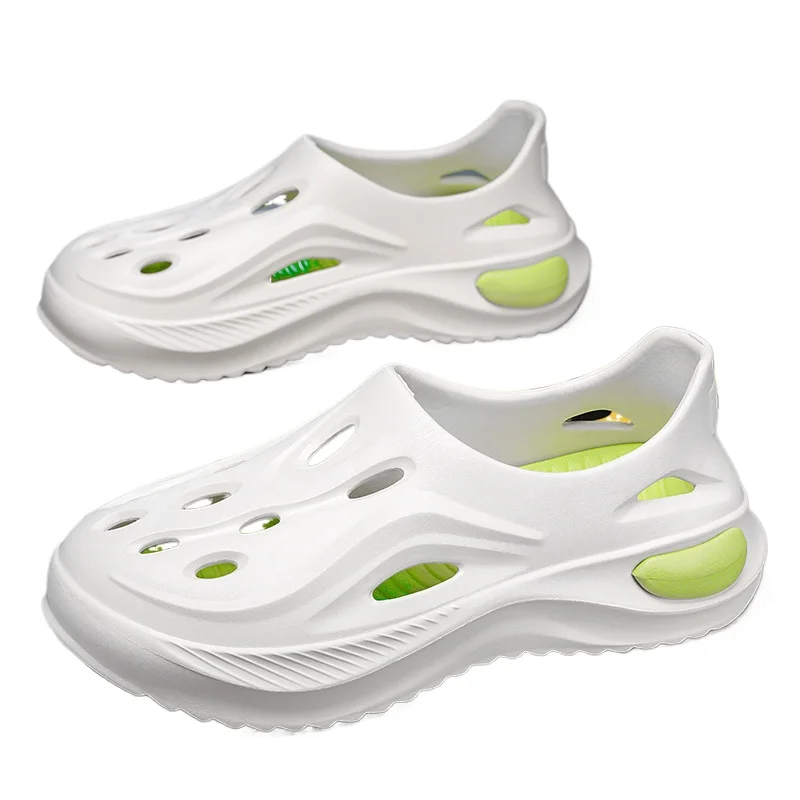 Мужская обувь Coconut Cave, новинка 2025, летняя одежда, тапочки с нескользящим носком на толстой подошве